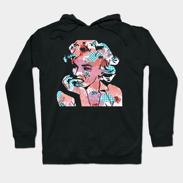 Pink marilyn monroe hoodie hot sale